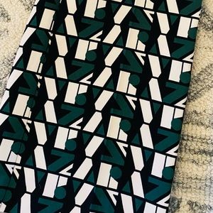 Zara lettered pants, Sz XS